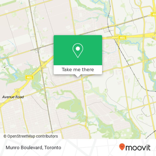 Munro Boulevard map