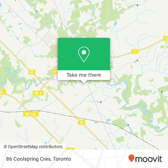 86 Coolspring Cres map