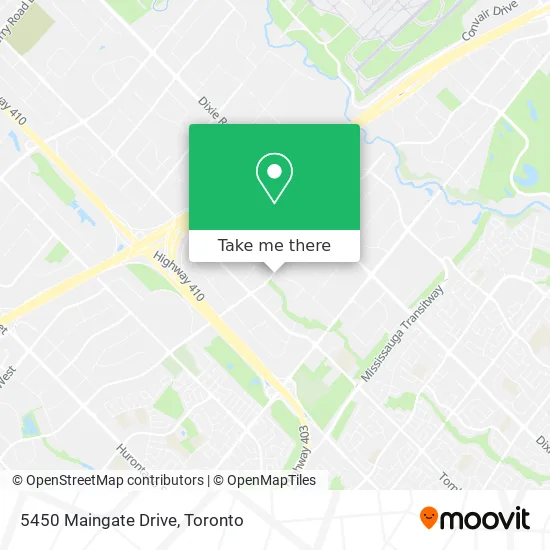 5450 Maingate Drive map