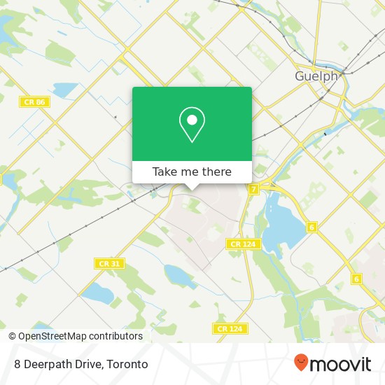 8 Deerpath Drive map