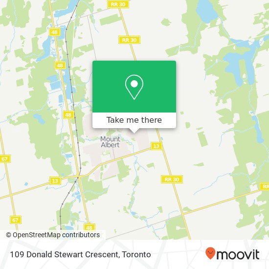 109 Donald Stewart Crescent map