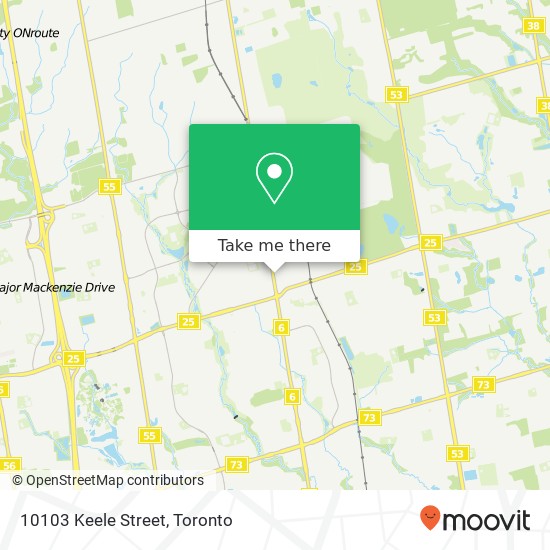 10103 Keele Street map