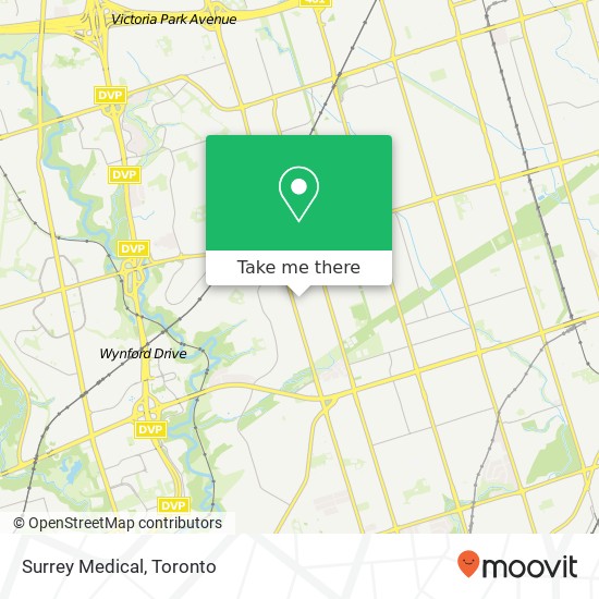 Surrey Medical map