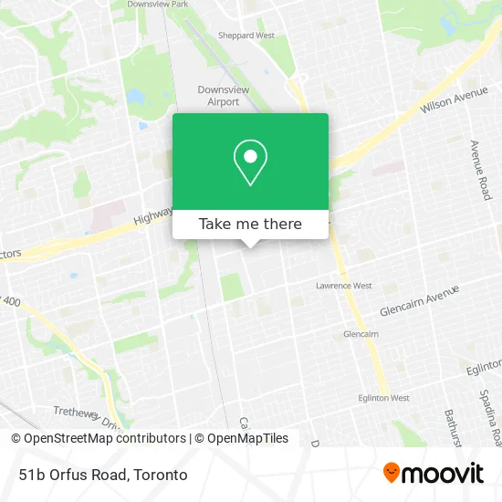 51b Orfus Road map