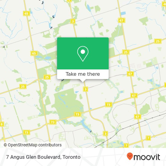7 Angus Glen Boulevard map