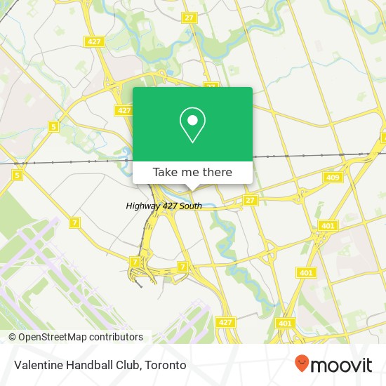 Valentine Handball Club map