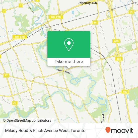 Milady Road & Finch Avenue West plan