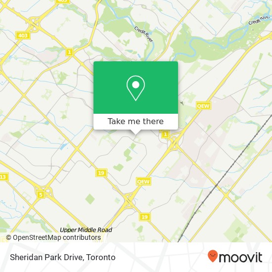 Sheridan Park Drive map