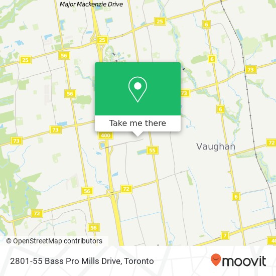 2801-55 Bass Pro Mills Drive map