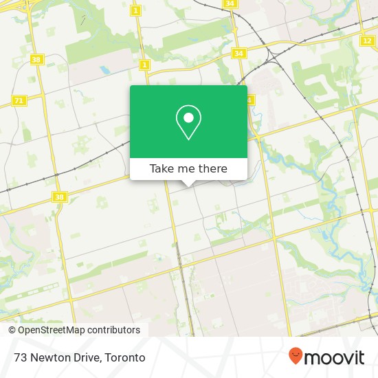 73 Newton Drive map