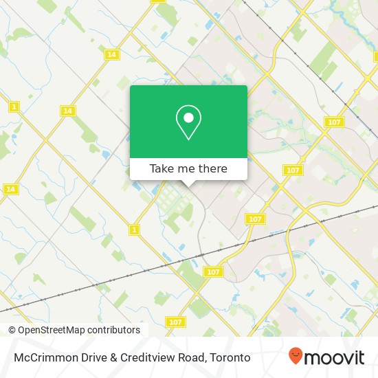 McCrimmon Drive & Creditview Road plan