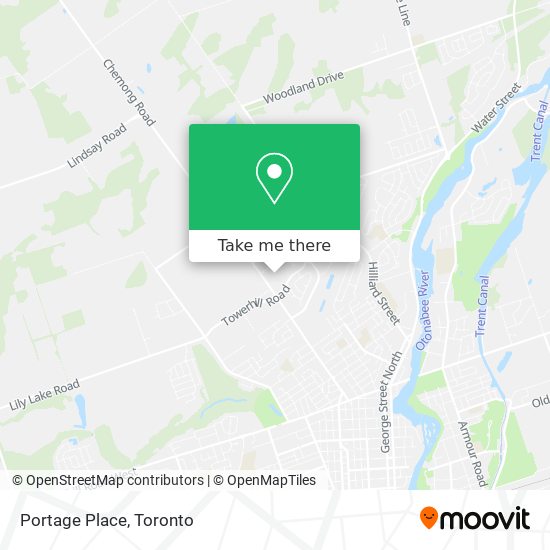 Portage Place map