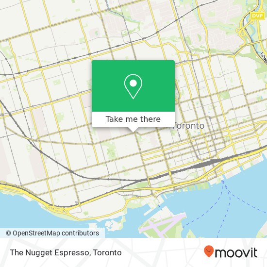 The Nugget Espresso map