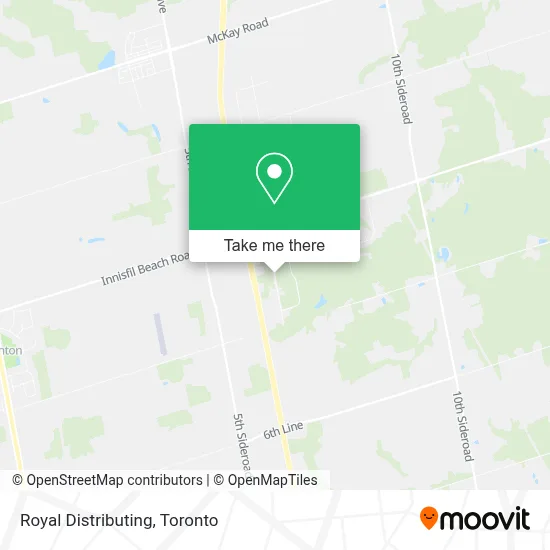 Royal Distributing map