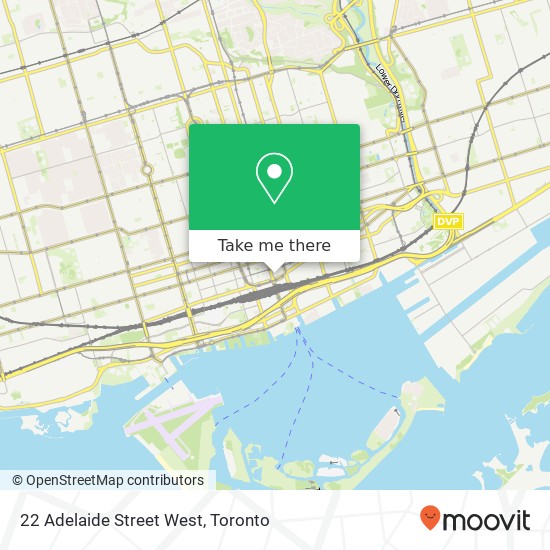 22 Adelaide Street West map