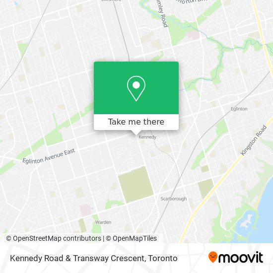 Kennedy Road & Transway Crescent map
