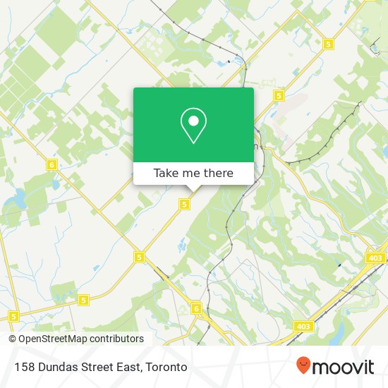 158 Dundas Street East map