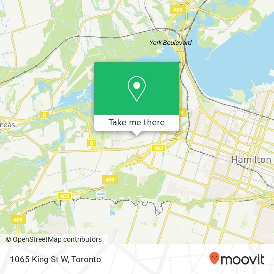 1065 King St W map