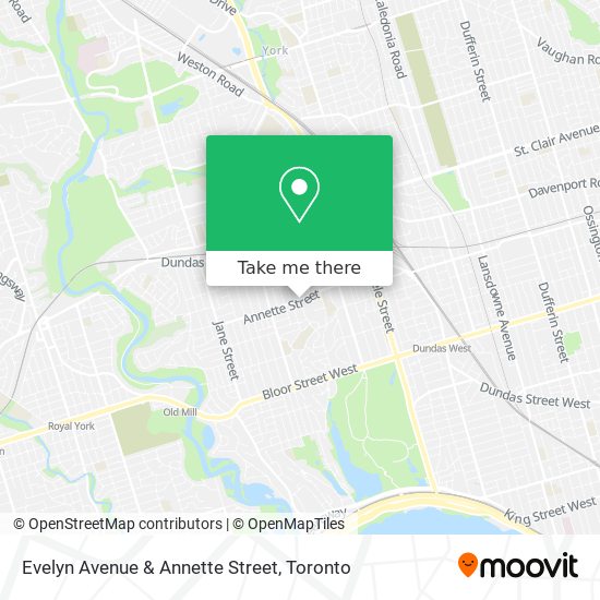 Evelyn Avenue & Annette Street map