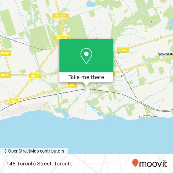 148 Toronto Street map
