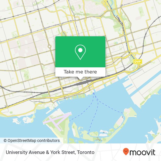 University Avenue & York Street map