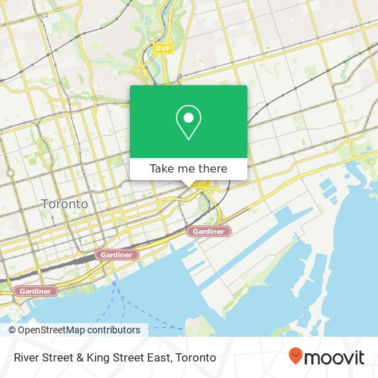 River Street & King Street East map