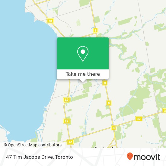 47 Tim Jacobs Drive map