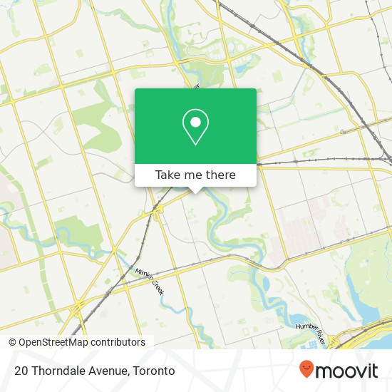 20 Thorndale Avenue map