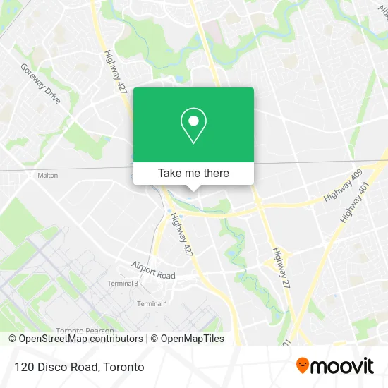 120 Disco Road map