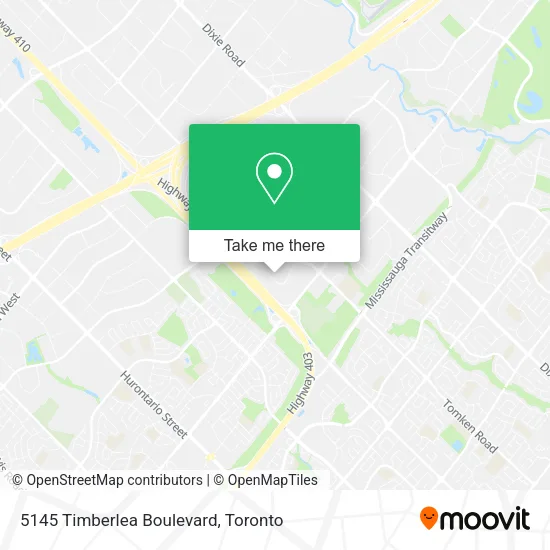 5145 Timberlea Boulevard map