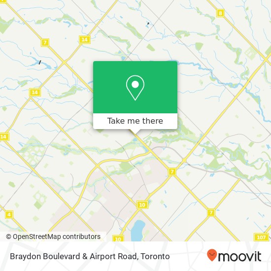 Braydon Boulevard & Airport Road map