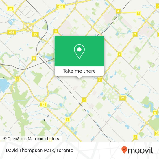 David Thompson Park map