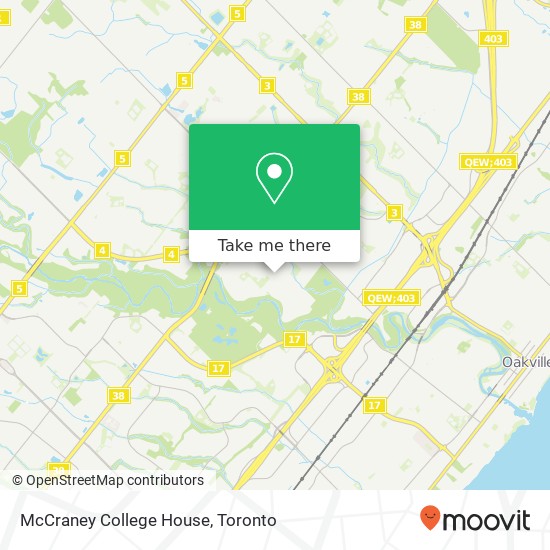 McCraney College House map