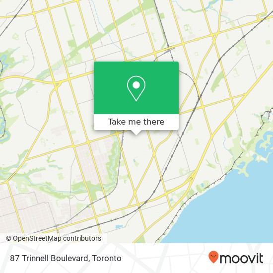 87 Trinnell Boulevard map