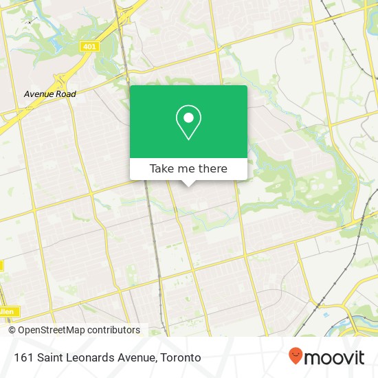 161 Saint Leonards Avenue map