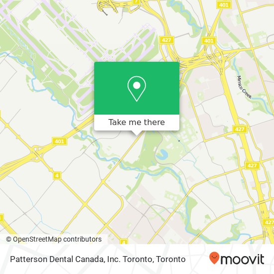 Patterson Dental Canada, Inc. Toronto map