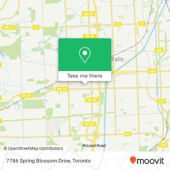 7786 Spring Blossom Drive map