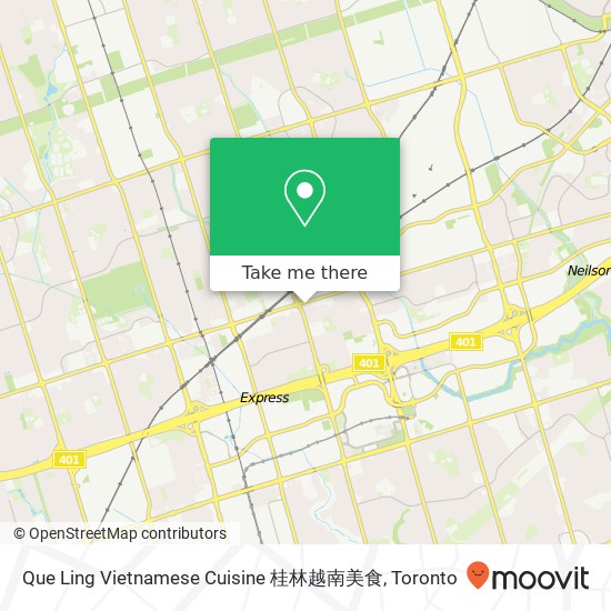 Que Ling Vietnamese Cuisine 桂林越南美食 map