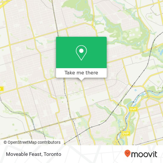 Moveable Feast map