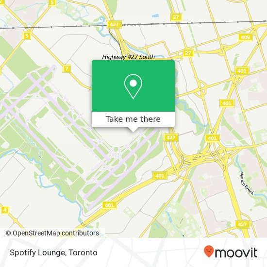 Spotify Lounge map