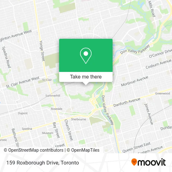 159 Roxborough Drive map