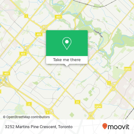 3252 Martins Pine Crescent map