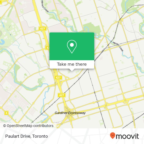 Paulart Drive map
