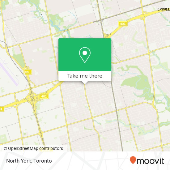 North York map