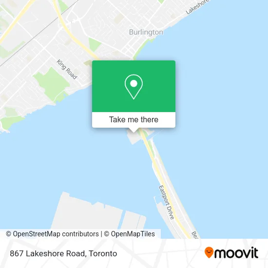 867 Lakeshore Road map