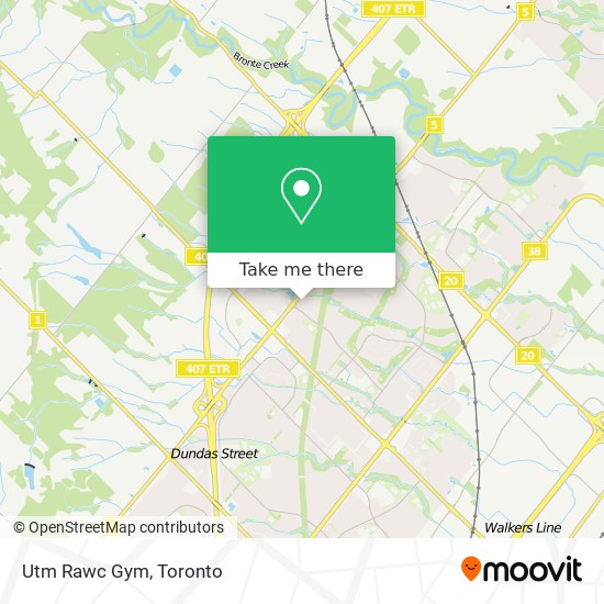 Utm Rawc Gym map