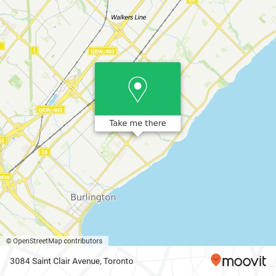 3084 Saint Clair Avenue map