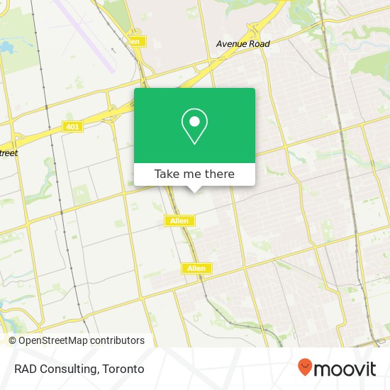 RAD Consulting map