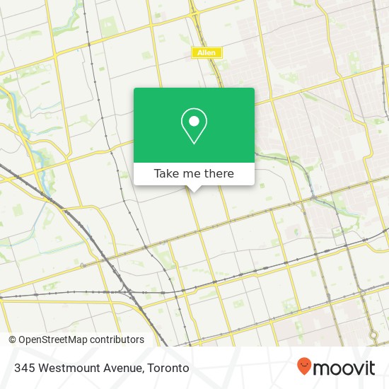 345 Westmount Avenue map