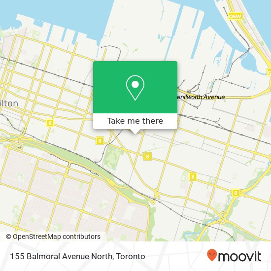 155 Balmoral Avenue North map